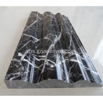 Natural Black Stone Moulding Molding Murah